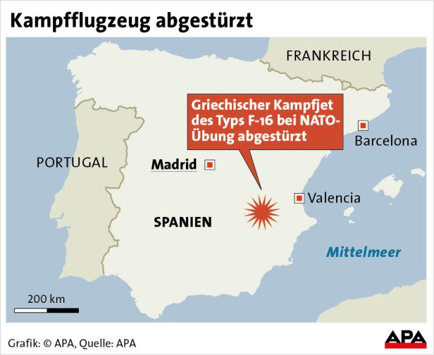 10 Tote bei Kampfjet-Absturz in Spanien