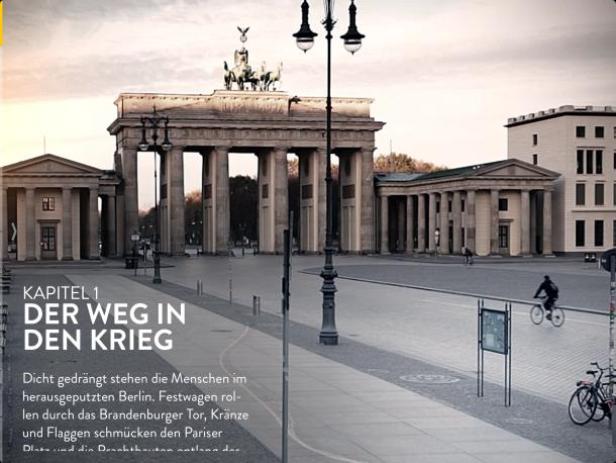 Das Brandenburger Tor in Berlin an einem trüben Tag.