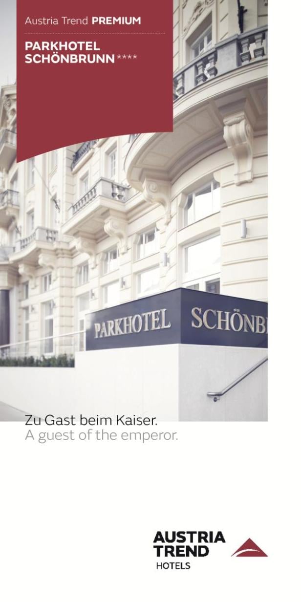 Das Parkhotel Schönbrunn, ein Premium-Hotel der Austria Trend Hotels, im klassischen Stil.