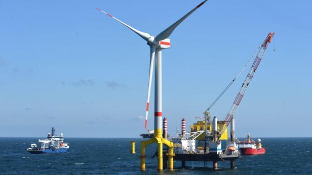 Größter deutscher Meereswindpark seit Monaten "off"