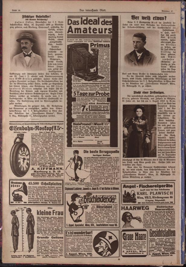 Die Zeitungen des 28. Juni 1914