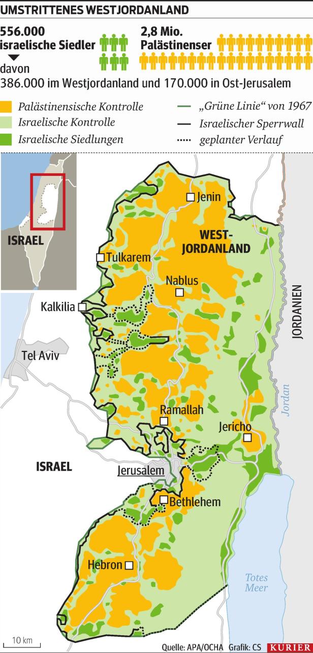 Israel und die Palästinenser: Die blutige Geschichte der Siedlungen