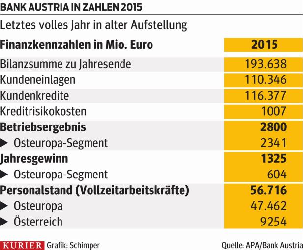 Wo die Bank Austria Geld verdient