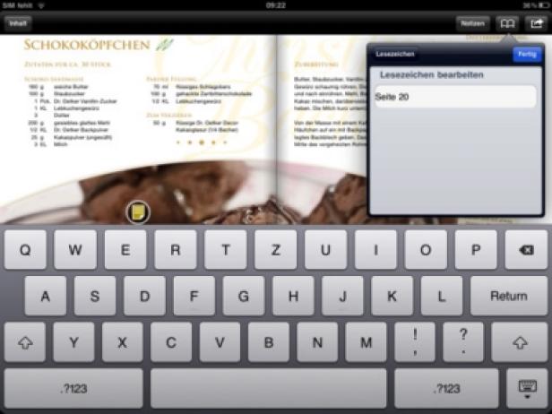 Dr. Oetker/iPad-App/Christkindl-Backstube: Advent-Bäckerei/i-magazine