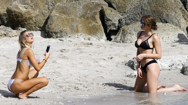 Nur für die Bikini-Figur bekannt: Beach-Babes
