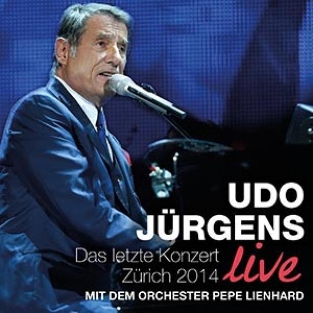 Udo Jürgens singt live am Klavier während seines letzten Konzerts in Zürich 2014.