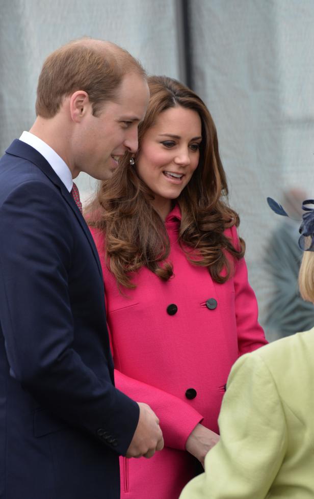 Prinz William und Prinzessin Kate bei einem Treffen.