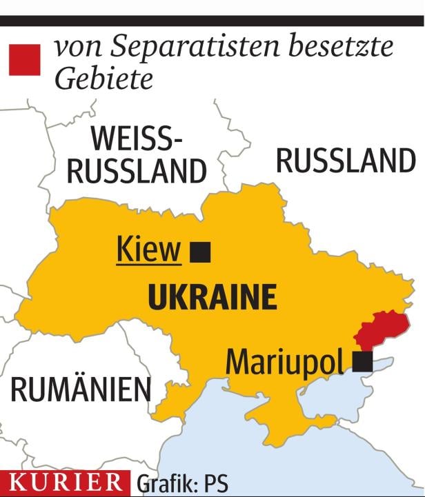 Kurz in der Ostukraine: Hoffnungsträger an der Front