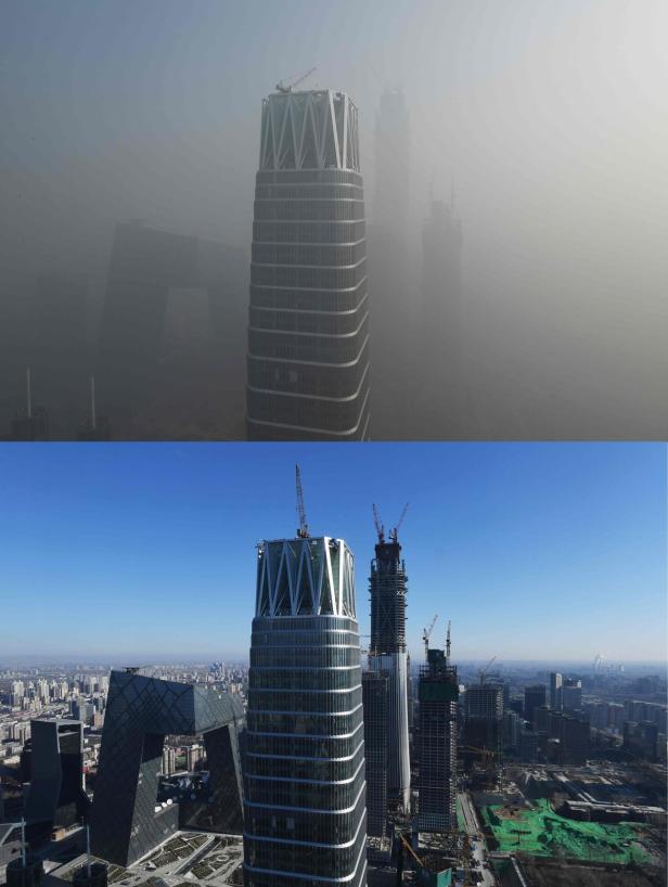 Smog nimmt einer halben Milliarde Chinesen den Atem