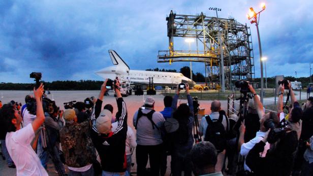 Shuttle Discovery auf Abschiedstour