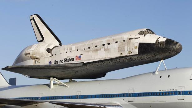 Shuttle Discovery auf Abschiedstour