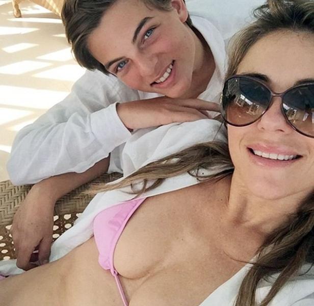 Liz Hurley: Ihr Sohn sieht aus wie ihr Zwilling