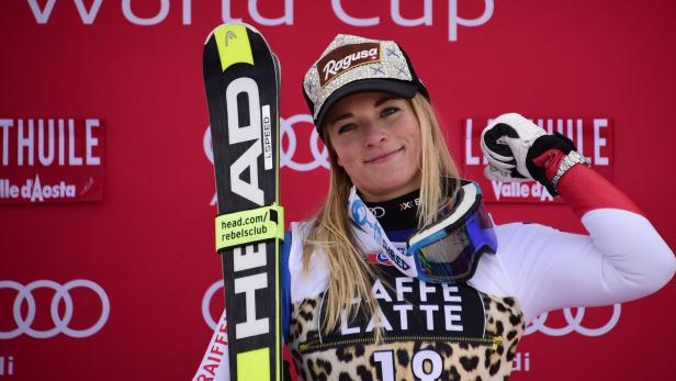 Hütter Zweite in La Thuile, Vonn stürzt