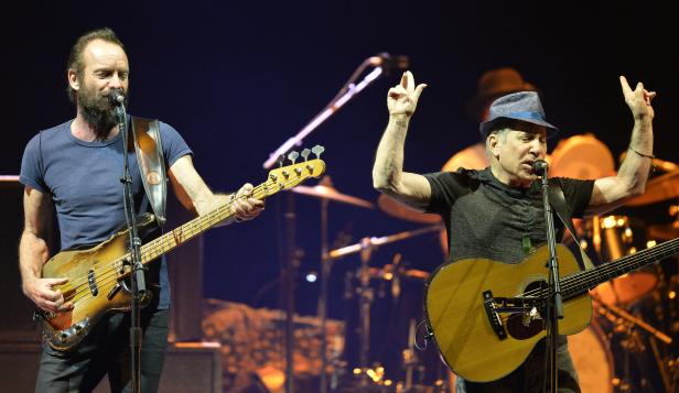 Sting und Paul Simon in Wien: Aufwieglerische Rhythmen!