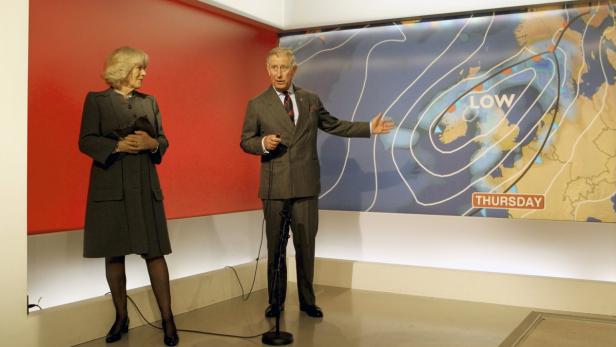 Prinz Charles als Wetterfrosch im Fernsehen