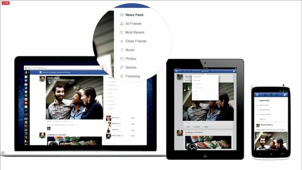 Facebook kündigt neues Design für Newsfeed an
