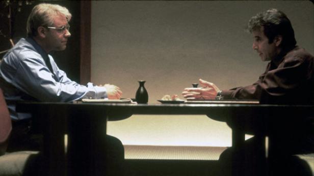 Al Pacino und Michael Madsen in einer Szene aus dem Film „Donnie Brasco“.