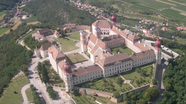 Luftaufnahme des Stiftes Göttweig in Niederösterreich.