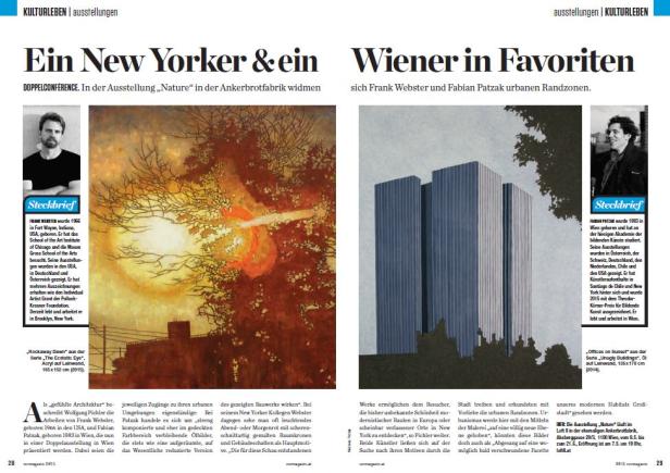 Vormagazin geht vorwärts