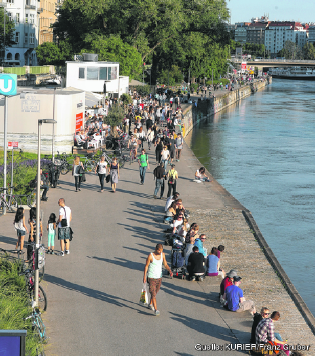 Boccia, Bier und Badeschiff