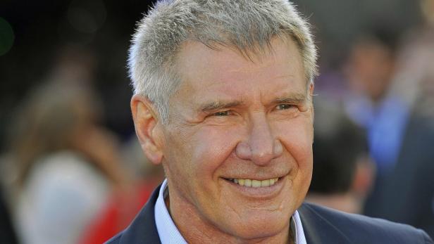 Porträt von Harrison Ford, der lächelt.