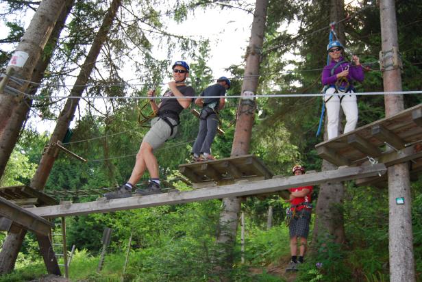 Kletterwald Hornpark: Tarzan würde sich hier wohl fühlen