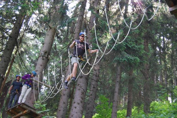 Kletterwald Hornpark: Tarzan würde sich hier wohl fühlen