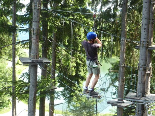 Kletterwald Hornpark: Tarzan würde sich hier wohl fühlen