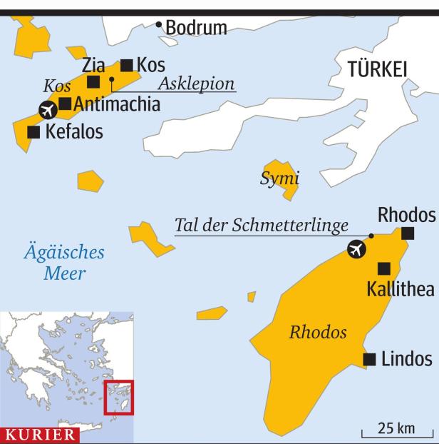 Kos und Rhodos: Inseln der Urlaubs-Seligen