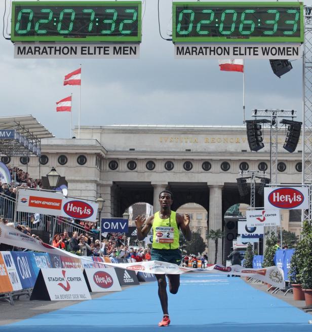 Äthiopier Lemma gewinnt den Vienna City Marathon