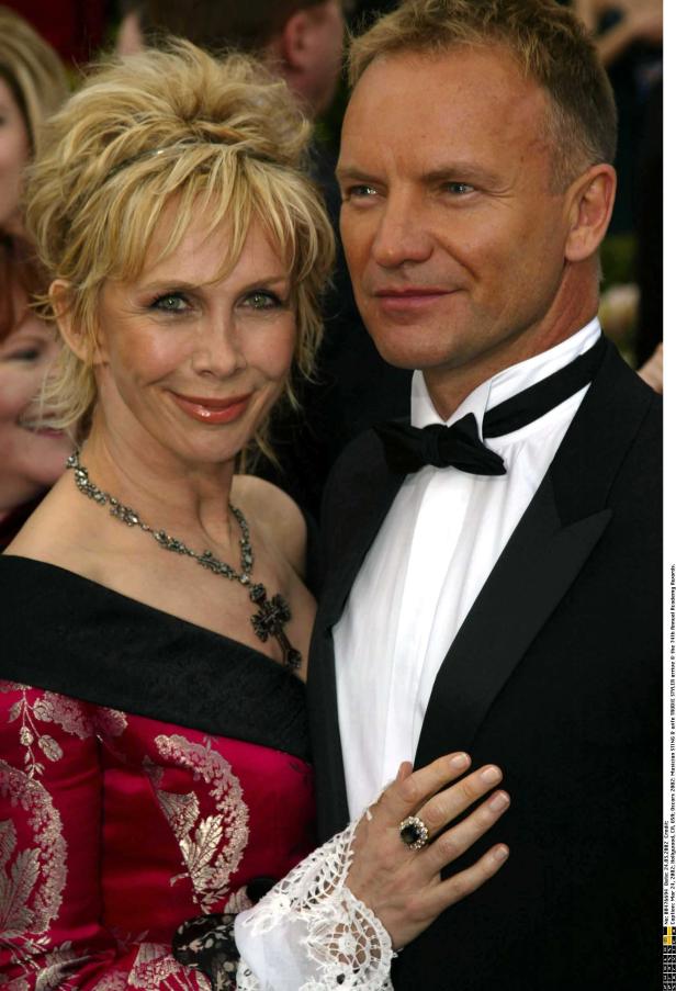 Sting und Trudie Styler bei den 74. Annual Academy Awards 2002 in Hollywood.