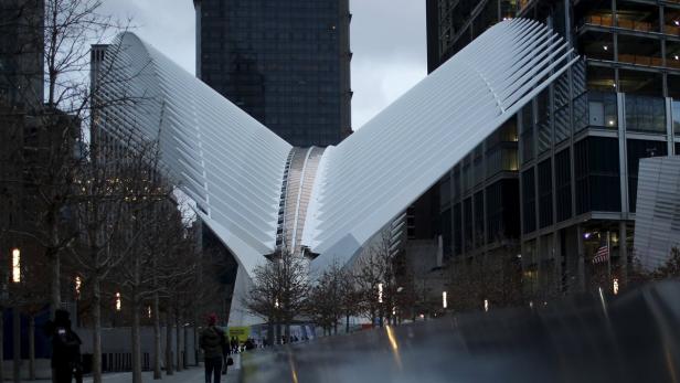 Das World Trade Center Transportation Hub in New York City.