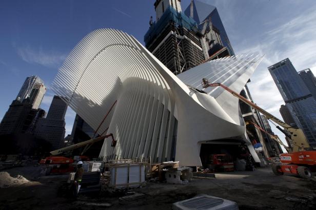 Das World Trade Center Transportation Hub, bekannt als Oculus, in New York City.