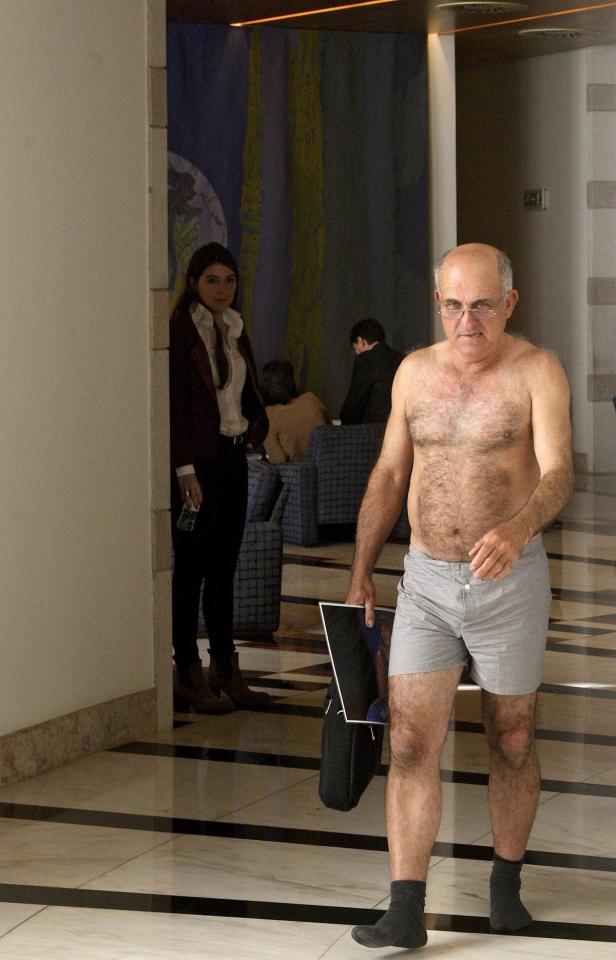 Madeira regional MP Coelho undresses at in protest