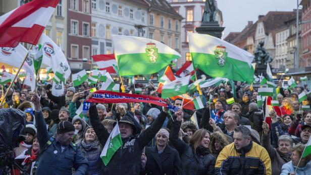 Strache und Hofer auf Stimmenfang in Graz