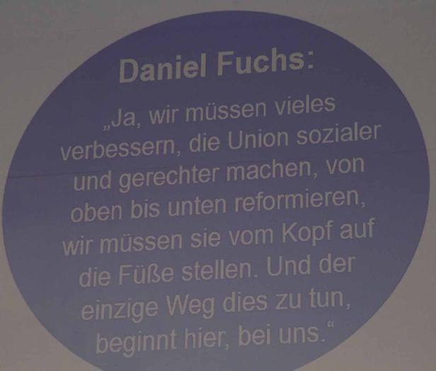 Zitat von Daniel Fuchs über die Notwendigkeit, die Union zu reformieren.