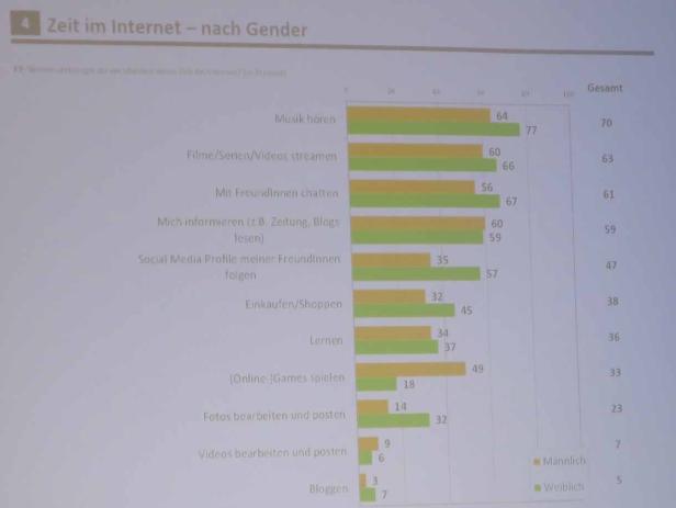 Bilder von der Studien-Präsentation