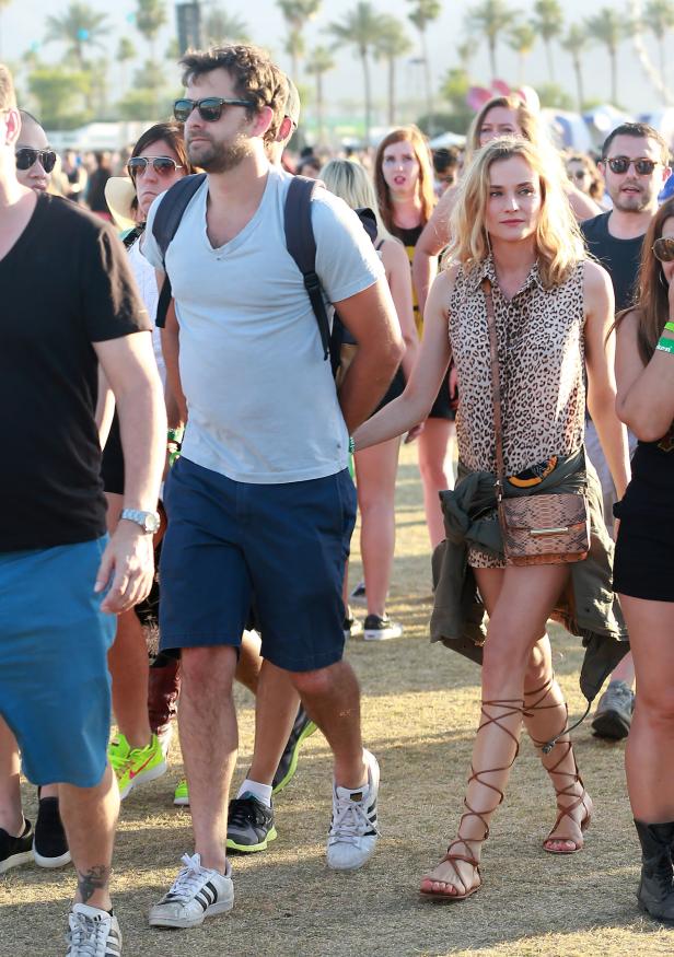 Durchgefeiert: Lockere Promis am Coachella Festival
