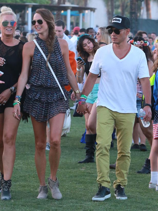 Durchgefeiert: Lockere Promis am Coachella Festival