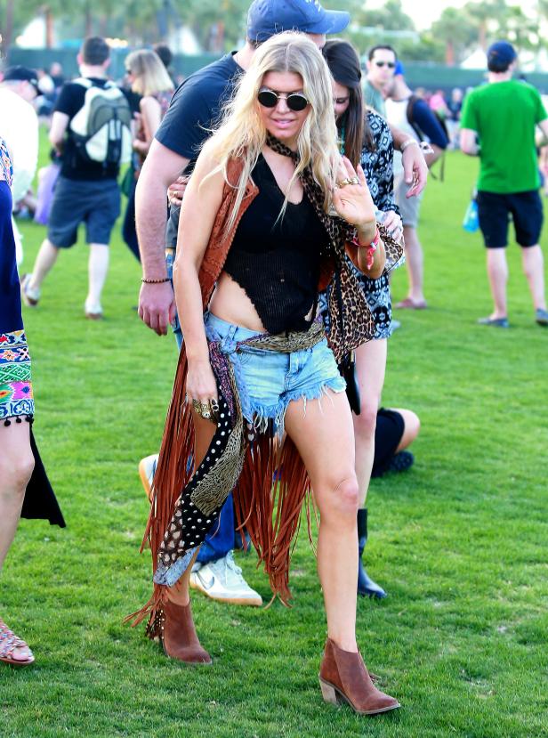 Durchgefeiert: Lockere Promis am Coachella Festival