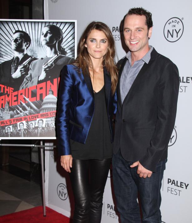 Keri Russell und Matthew Rhys bei einer Veranstaltung für die Fernsehserie „The Americans“.