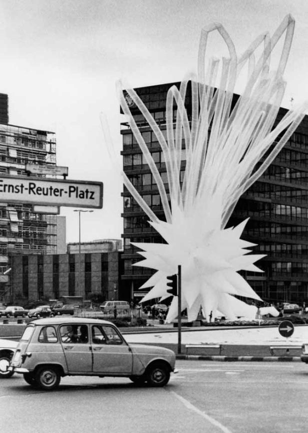 Fotos der letzte Otto Piene-Ausstellung in Berlin
