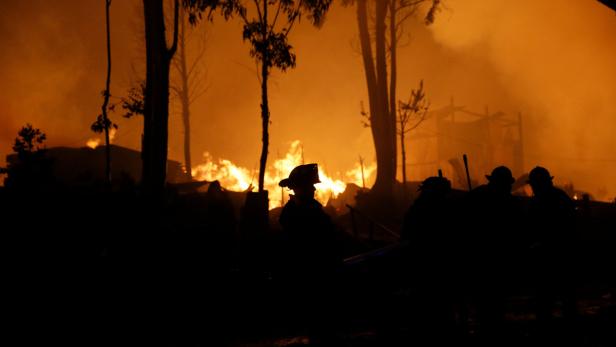 Waldbrände in Chile: Mehrere Dörfer zerstört