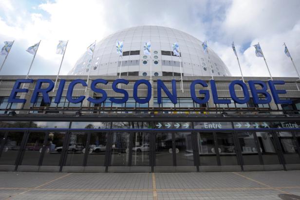 Das ist die Globe Arena in Stockholm