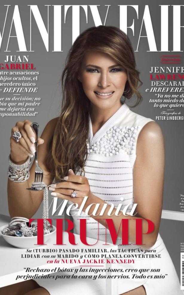 Melania isst Juwelen: Empörung über Magazin-Cover