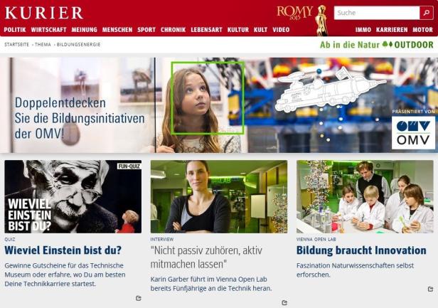 Digital-Media-Award für Kurier.at-Kampagne