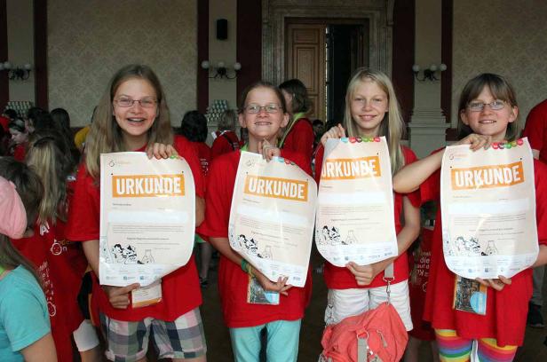 ... rund um die Kinderuni-Wien-Sponsion 2014