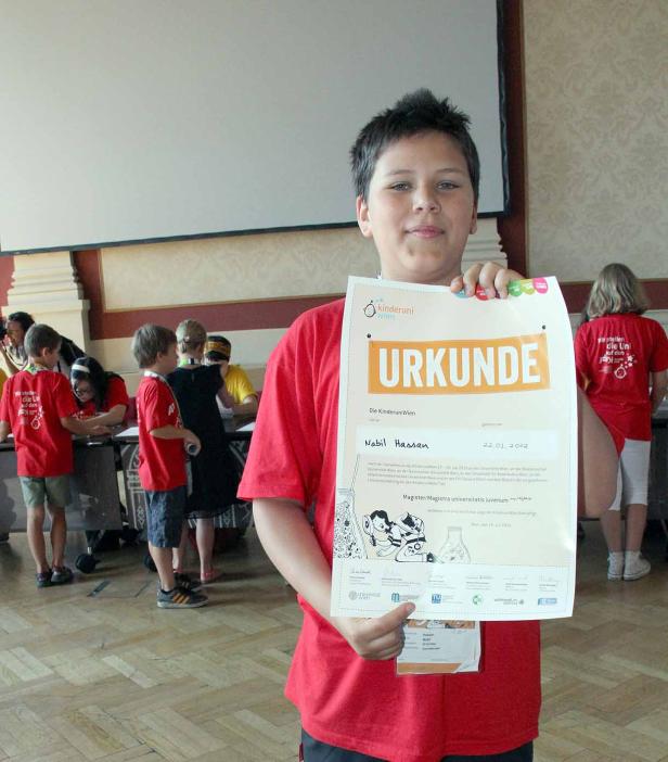 ... rund um die Kinderuni-Wien-Sponsion 2014