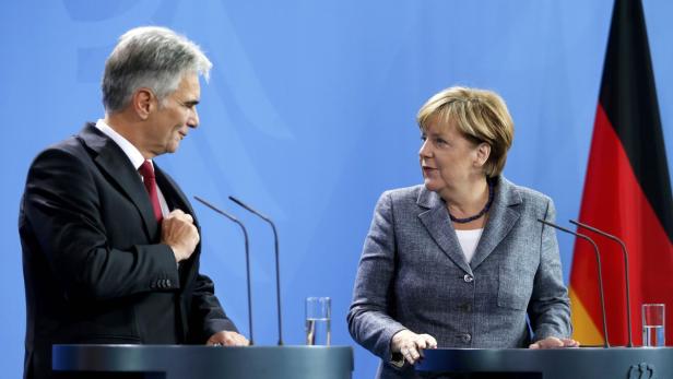 Faymann an Merkel: "Auch Deutschland braucht einen Richtwert"