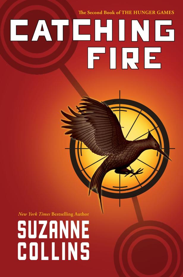 Das Cover von „Catching Fire“, dem zweiten Buch der „Die Tribute von Panem“-Reihe, von Suzanne Collins.